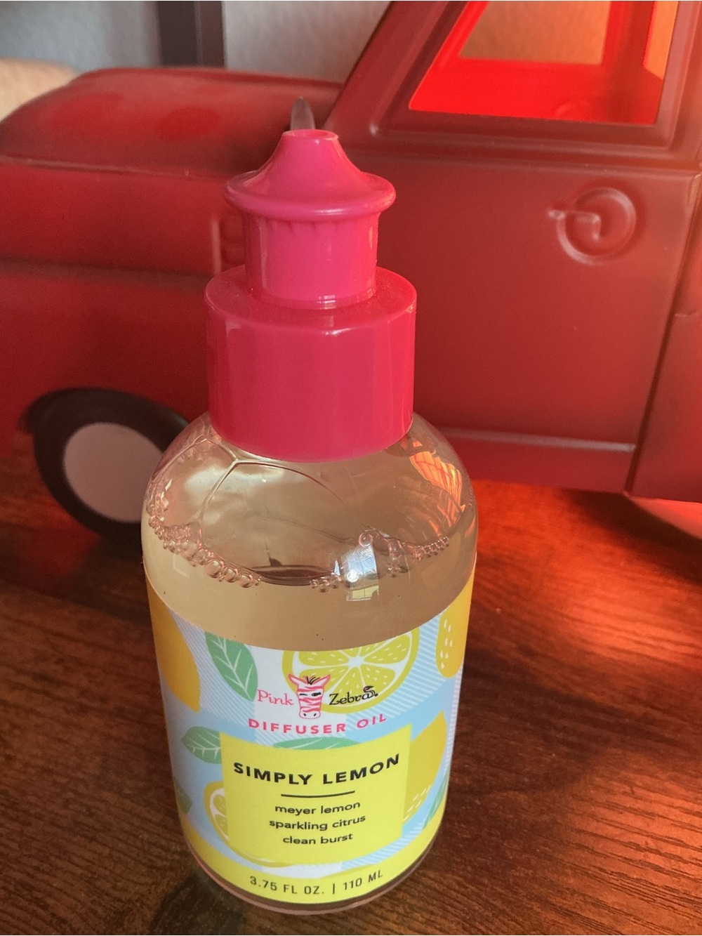 Simply Lemon Pink Zebra Diffuser Oil
